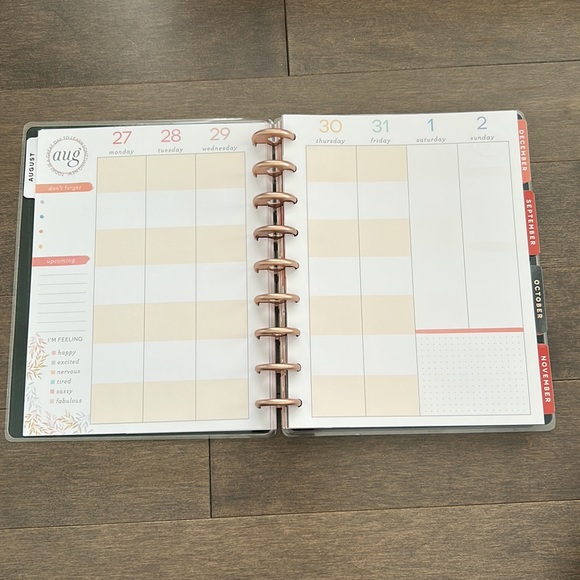 HAPPY PLANNER Classic School Student Teacher Edition Planner, 2020-2021 - Picture 9 of 12